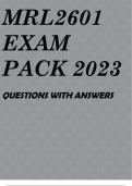 MRL2601 EXAM PACK 2023