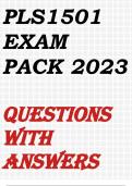 PLS1501 EXAM PACK 2023