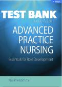 ADVANCED PRACTICE NURSING ; ESSENTIALS FOR ROLE DEVELOPMENT 4TH EDITION JOEL TEST BANK