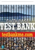 Test Bank For Database Concepts 10th Edition All Chapters - 9780137913817