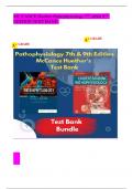 MC CANCE Huether Pathophysiology 7TH AND 9TH EDITION TEXT BANK 