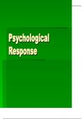 Psychological response 