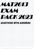 MAT2613 EXAM PACK 2023