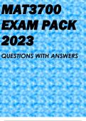 MAT3700 EXAM PACK 2023