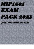 MIP1501 EXAM PACK 2023