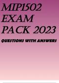 MIP1502 EXAM PACK 2023