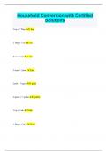 MSSC Measurement Conversion Questions and Answers Graded A+