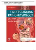 TEST BANK FOR UNDERSTANDING PATHOPHYSIOLOGY 7TH EDITION