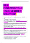 HESI  FUNDAMENTALS  100% VERIFIED  SOLUTIONS 2023/2024