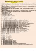 Army Officer Candidate School Study Guide 1. OCS Honor Code: An Officer Candidate will not lie, cheat, or steal, nor tolerate those who do. 2. General Orders 1: I will guard everything within the limits of my post and quit my post only when properly relie