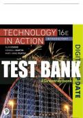 Test Bank For Technology In Action, Introductory 16th Edition All Chapters - 9780137612574