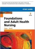 TEST BANK FOR FOUNDATIONS AND ADULT HEALTH NURSING 7TH EDITION BY KIM COOPER KELLY GOSNELL