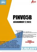 PINV05B Assignment 2 Semester 2 2023