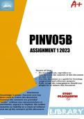 PINV05B Assignment 1 Semester 2 2023