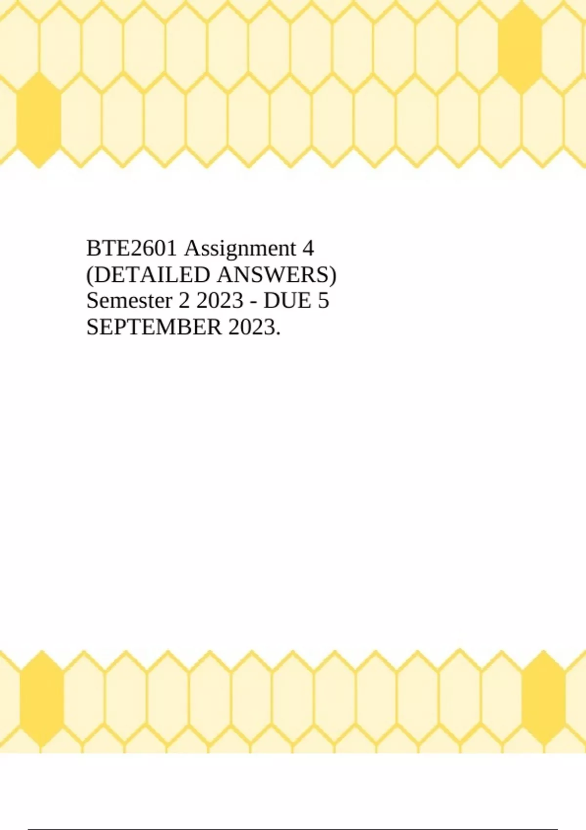 bte2601 assignment 4 answers pdf download 2023