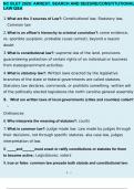 NC BLET 2020 ARREST, SEARCH AND SEIZURE CONSTITUTIONAL LAW EXAM QUESTIONS AND ANSWERS GRADED A+