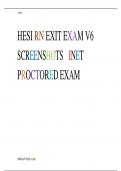 HESI RN EXIT EXAM V6 SCREENSHOTS INET PROCTORED EXAM