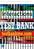 Test Bank For Interactions: Collaboration Skills for School Professionals 9th Edition All Chapters - 9780135752418