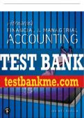 Test Bank For Horngren's Financial & Managerial Accounting 7th Edition All Chapters - 9780136714248