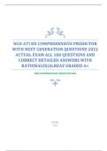 NGN ATI RN COMPREHENSIVE PREDICTOR WITH NEXT GENERATION QUESTIONS 2022 ACTUAL EXAM ALL 180 QUESTIONS AND CORRECT DETAILED ANSWERS WITH RATIONALES|ALREAY GRADED A+ 