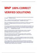 MNP 100% CORRECT VERIFIED SOLUTIONS