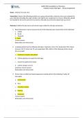 NURS 200 Foundations of Nursing I Module 2 Quiz Vital Signs – Group Assignment