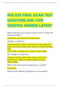 NUR 232 FINAL EXAM TEST QUESTIONS AND 100% VERIFIED ANSWER LATEST 