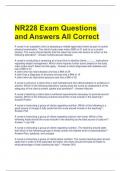 NR228 Exam Questions and Answers All Correct