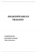 CRITICAL APPRECIATION ON SHAKESPEAREAN TRAGEDY 