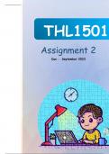 Exam (elaborations) THL1501  