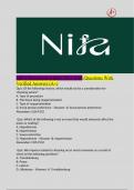 NIFA Perioperative Quiz 2023-2024 /Questions With Verified Answers (A+)