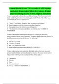 Mental Health Exam 2 Varcarolis & ATI bipolar, substance abuse, eating disorders, stress, diverse practice settings Exam With Complete Solutions