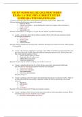 ATI RN MEDSURG 2021/2022 PROCTORED EXAM- LATEST 100% CORRECT STUDY GUIDE.Q$A WITH RATIONALES.