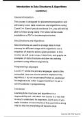 Summary -  data structures dsa