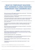 BOAT ED TEMPORARY BOATERSTEST ANSWERS FLORIDA RENTERSTEMPORARY TEST ANSWERS