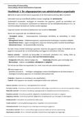 Samenvatting: Dictaat Administratieve Organisatie (Tentamen P8 Bedrijfsmanagement MKB)