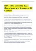 EEC 3613 Quizzes 2023 Questions and Answers All Correct 