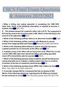 NHA CBCS Final Exam Questions and Answers 