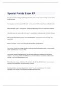 Special Points Exam PA 2023 questions and verified correct answers
