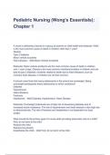 Test Bank for Wong’s Nursing Care of Infants and Children 12th Edition by Marilyn J. Hockenberry, Elizabeth A. Duffy, Karen Gibbs Questions & Answers (A+ GRADED)