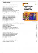 Foundations of Mental Health Care 6th Edition Morrison-Valfre Test Bank