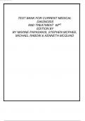 Test Bank For Current Medical Diagnosis And Treatment 2023 62nd Edition By By Maxine Papadakis, Stephen Mcphee, Michael Rabow & Kenneth Mcquaid. Complete  Version 2023, All  Chapters.Test Bank For Current Medical Diagnosis And Treatment 2023 62nd Edition 