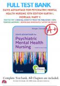 Psychiatric Mental Health Nursing 9th 10th Edition Townsend Test Bank