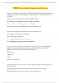 NCIDQ Practice Exam Questions and Answers 