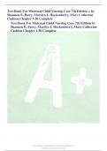 Test-Bank For Maternal Child Nursing Care 7th Edition = by Shannon E. Perry, Marilyn J. Hockenberry, Mary Catherine Cashion Chapter 1-50 Complete Test-Bank For Maternal Child Nursing Care 7th Edition by Shannon E. Perry, Marilyn J. Hockenberry, Mary Cathe