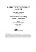 Solution Manual for Intermediate Accounting, Volume 1 4th By Kin Lo, George Fisher