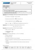 Examen de matemática. Ingreso a ingeniería