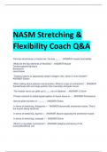 NASM Stretching & Flexibility Coach Q&A