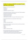 NURS 612 Advanced Health Assessment Exam 2 Questions with Answers