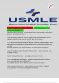 USMLE Step 1 Rapid Review Latest 2023-2024 /215 Questions With Complete Solutions Graded (A+)